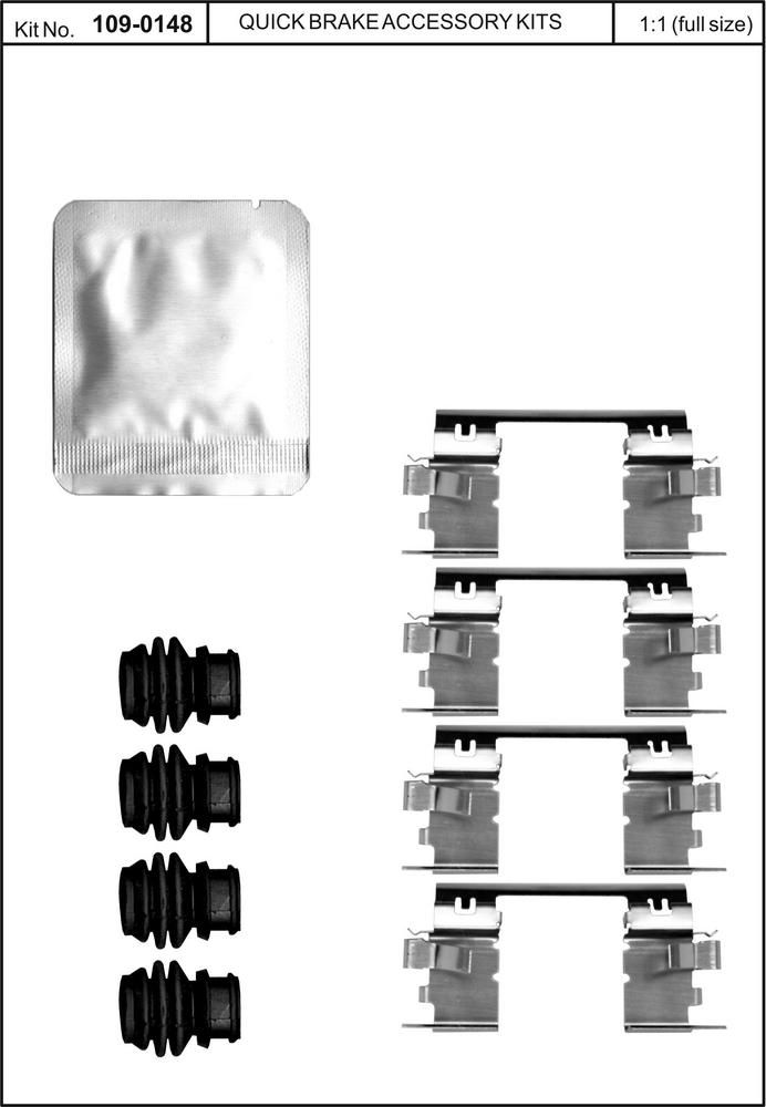 Monteringssett Bremseklosser