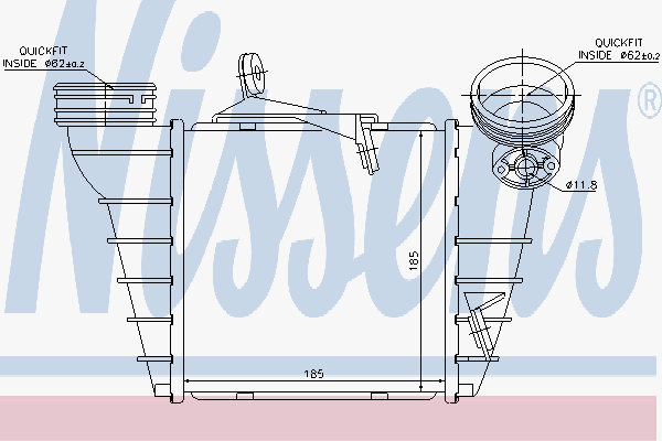 Radiator Skoda Fabia 1.9 Tdi 00-