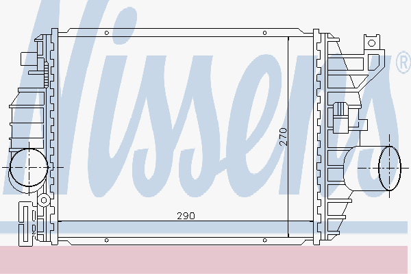 Radiator Mercedes V-Class 99-