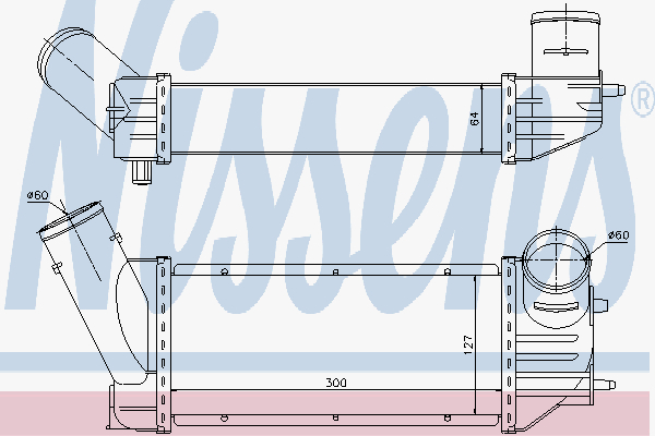 Radiator Peugeot 307 2.0 Hdi 00-