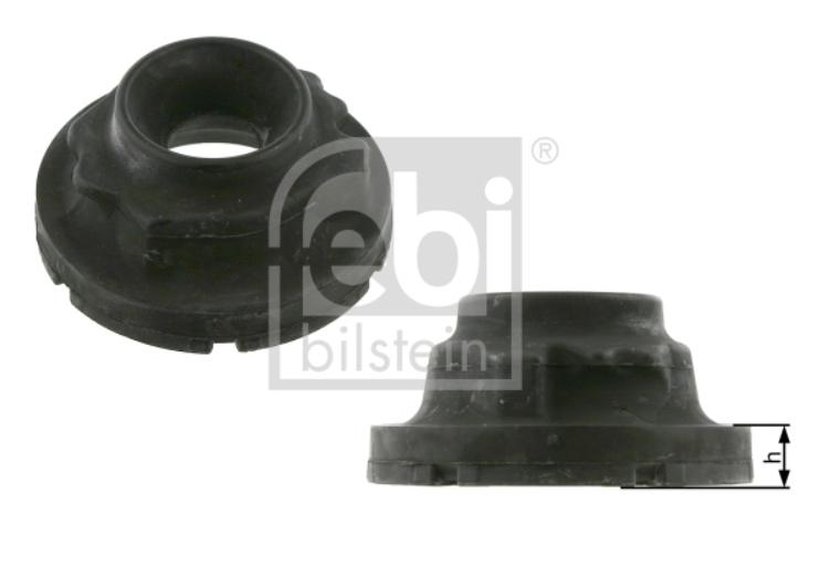 Gummibuffer Fjær 2Pk