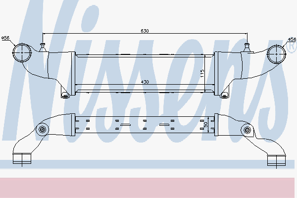 Radiator Mercedes W 202 C 200 Komp.