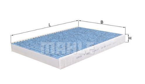 Kupéfilter Antiallergi