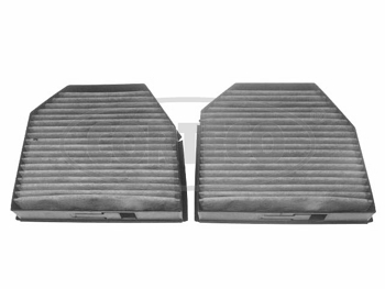 Kupéfiltersett aktivt kull