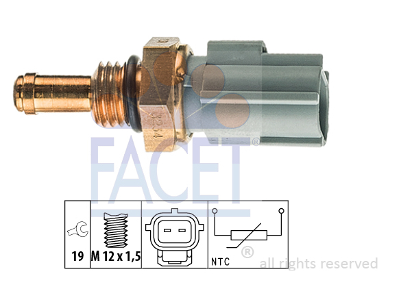 Temperatursensor for kjølevæske