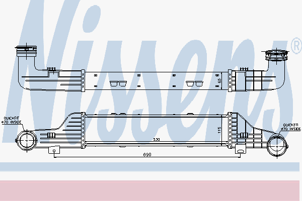 Radiator Mercedes W 210 320 Cdi 99-