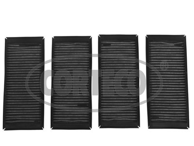 Kupéfiltersett aktivt kull