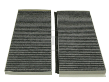 Kupéfiltersett aktivt kull