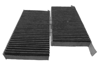 Kupéfiltersett aktivt kull