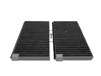 Kupéfiltersett aktivt kull