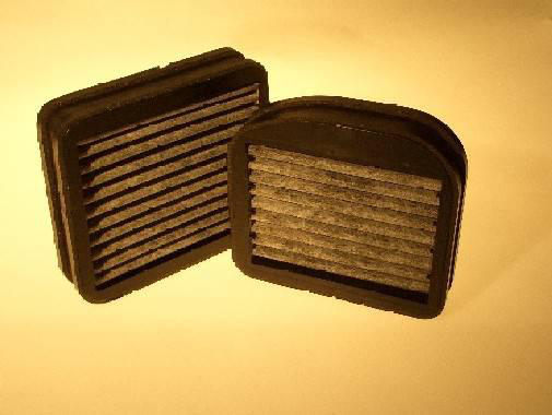 Kupéfiltersett aktivt kull