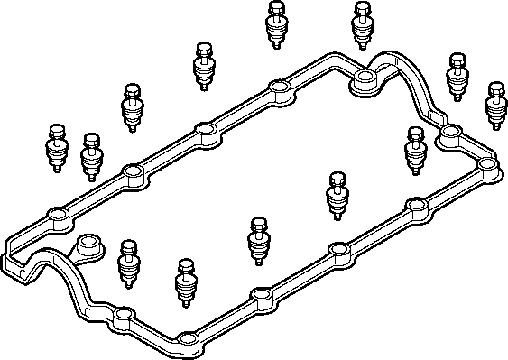 Ventildekselpakningsett