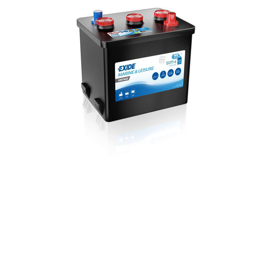 Exide batteri - Marine 6V 77Ah