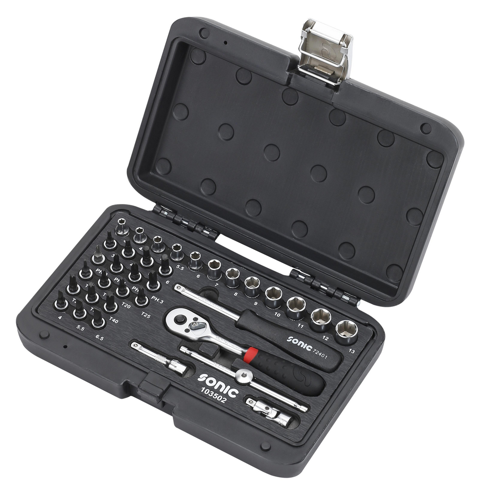 1/4" PIPE OG BITSSETT 35-DELER