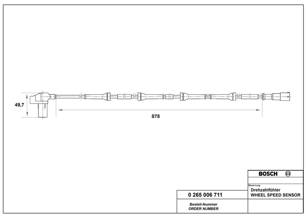 (U) Bosch ABS-Sensor