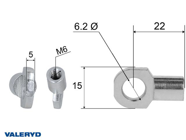 FESTEØYE FØR GASSFJÆRER