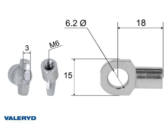 FESTEØYE L 18 M6 150N