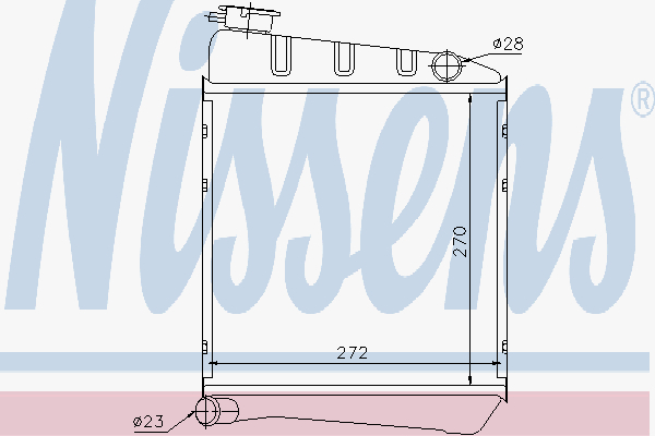Radiator Mini 1000 67-