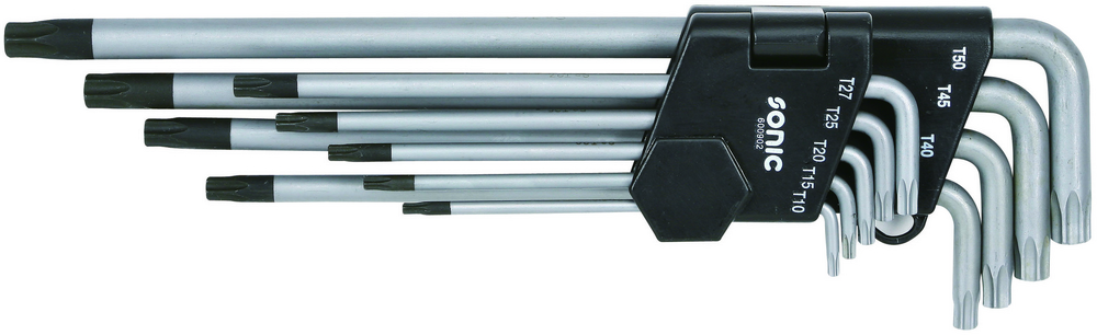 9-DELER TORX EXTRA LANG NØKKEL