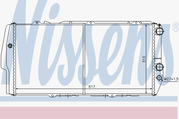 Radiator Audi 200 Turbo 84-