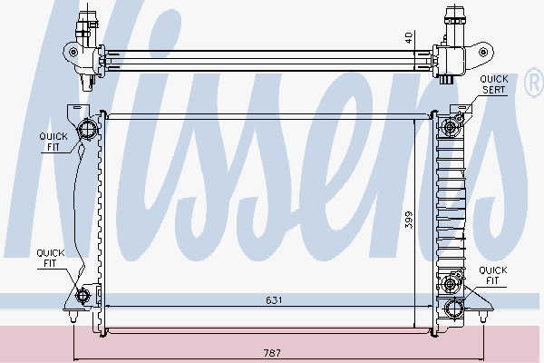 Radiator Audi A 4 3.0 Tdi 03-