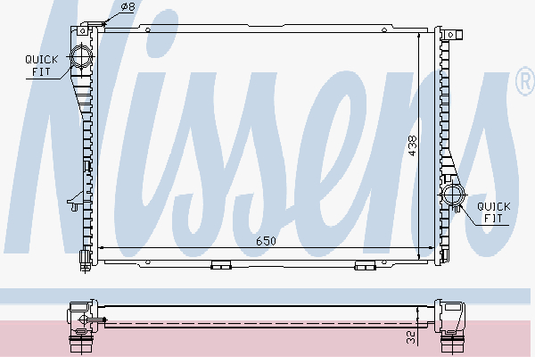 Radiator Bmw 7-Serie E38 98-