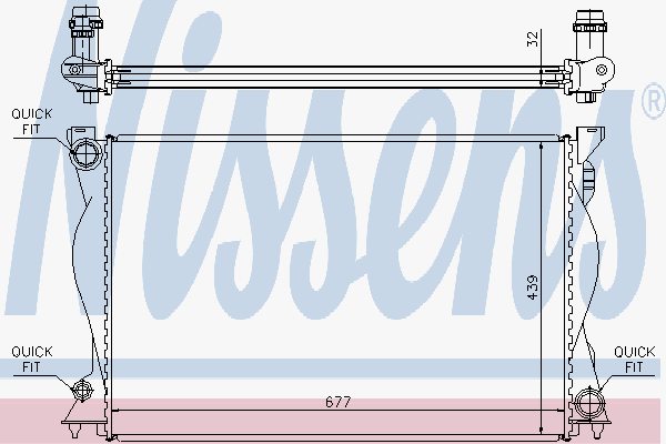 Radiator Audi A6 Iv 04-