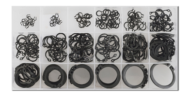 SNAP RING ASSORTMENT 300PCS