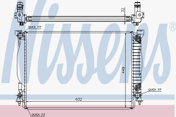Radiator Audi A 4 3.0-3.2 Aut