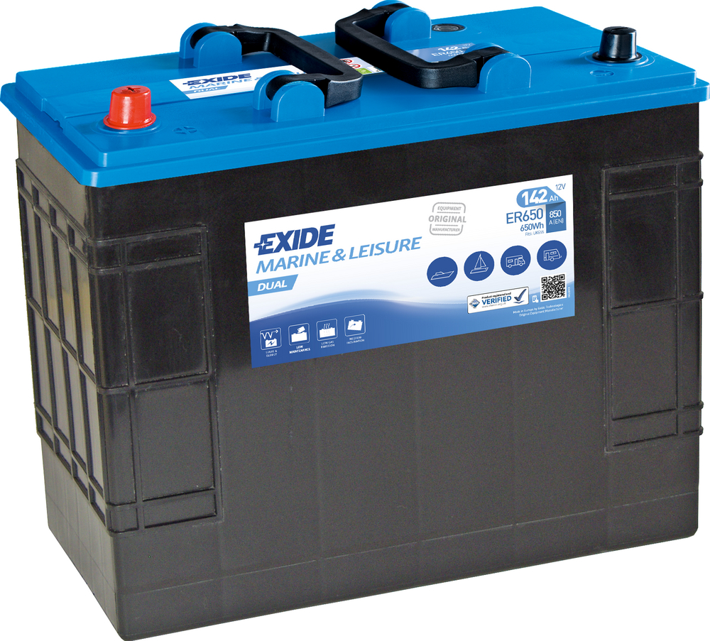EXIDE FRITID-BÅT 12V 120AH 600WH