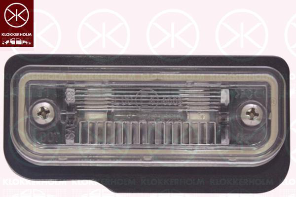 NUMMERSKILTLYS, MED PÆREHOLDER