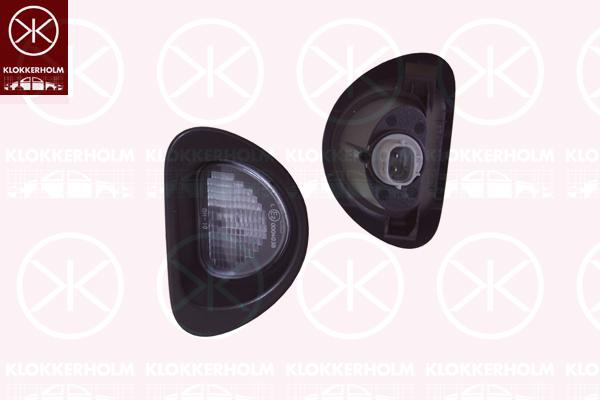 NUMMERSKILTLYS, MED PÆREHOLDER