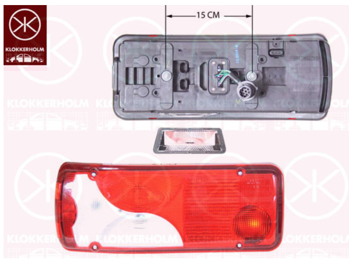 BAKLAMPE MED REV TÅKE