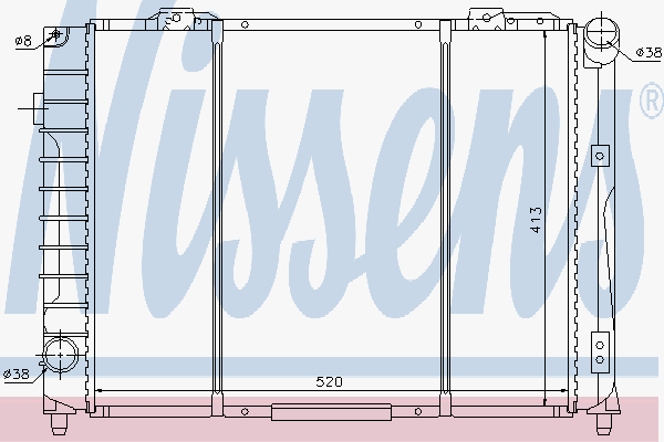 Radiator Alfa 164 3,0 V6-2,5 T
