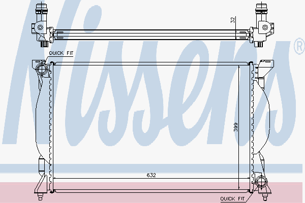 Radiator Audi A 4 2.4 01-