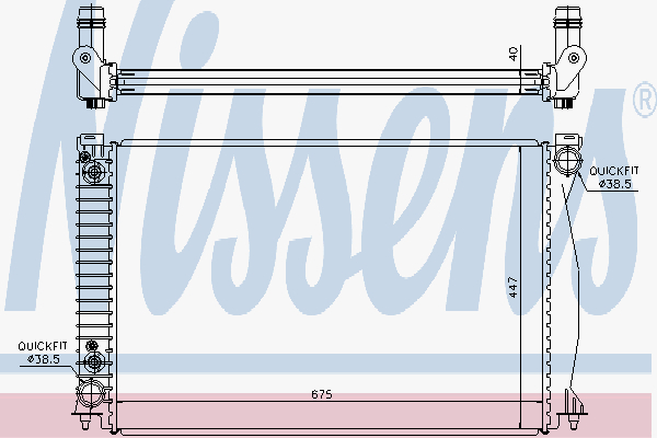 Radiator Audi A6 4.2-V8 04-