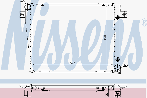 Radiator Bmw 525I-635Csi 81-