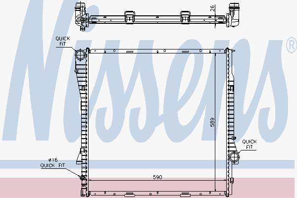 Radiator Bmw X5 3.0-4.4-3.0D A