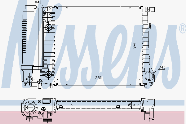 Radiator Bmw 316I-318I Aut. 90