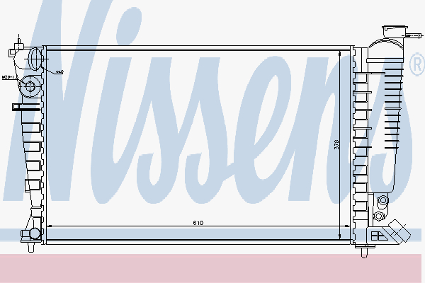 Radiator Citroen Zx 1,6-1,8-1,