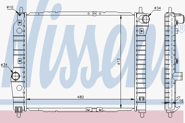 Radiator Daewoo Kalos 1.2-1.4