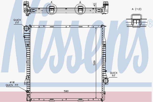Radiator Bmw X5 4.4-4.6