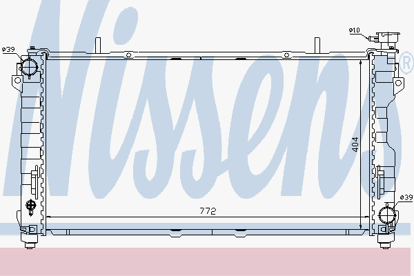 Radiator Chrysler Voyager 3.3I