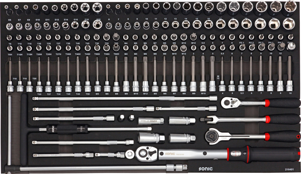 SOCKET SET 3/8, SFS JUMBO 16