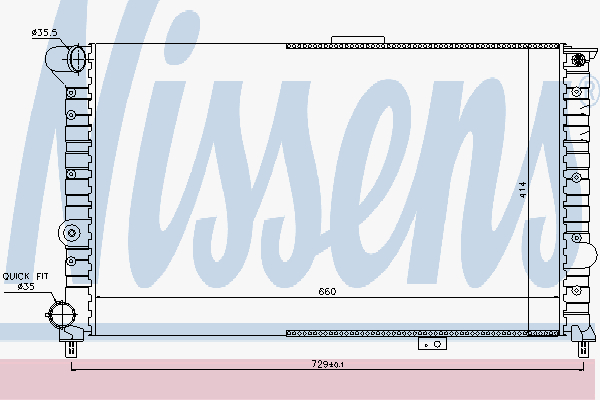 Radiator Alfa 166 2,0 I 16V Ts