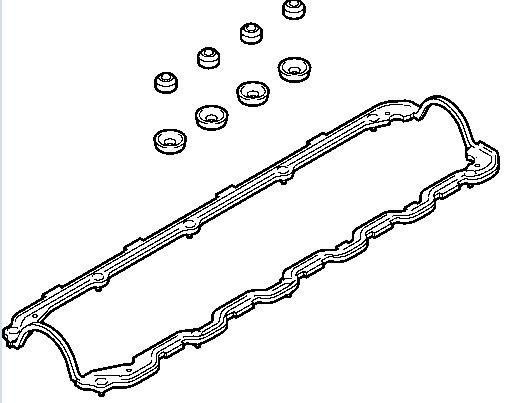 Ventildekselpakningsett
