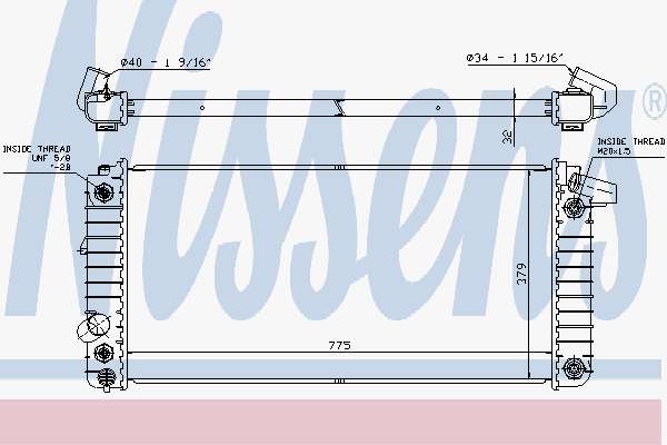 Radiator Cadillac Eldorado 93-