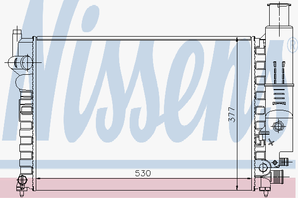 Radiator Citroen Xm 2000 89