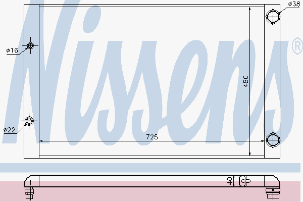 Radiator Audi A8 3,7-4,2 03-