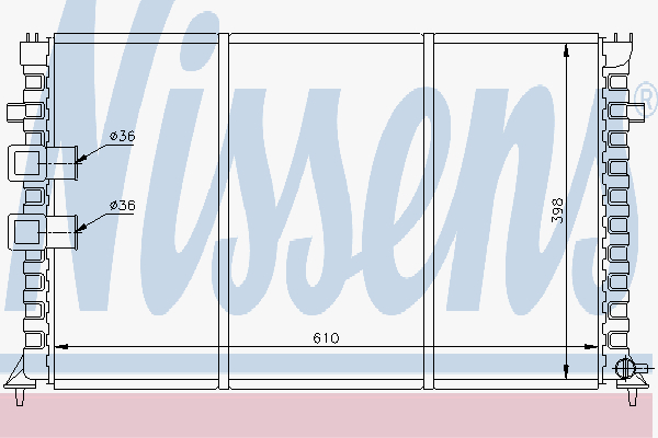 Radiator Citroen Xantia 2,9 V6